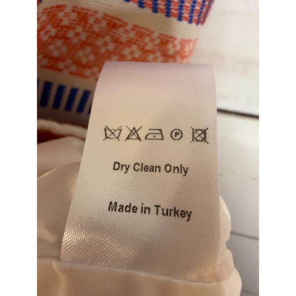 Karen Millen Dress 8 Woven Boho Multicolor Sleeveless Stripes Party Classy - Picture 4 of 7